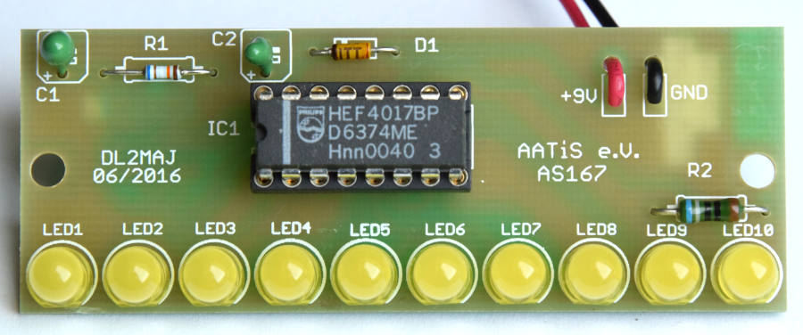 AS167 Maxi-Lauflicht gelbe LEDs