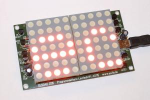AS115 Musteraufbau mit aufgesteckten LED Modulen